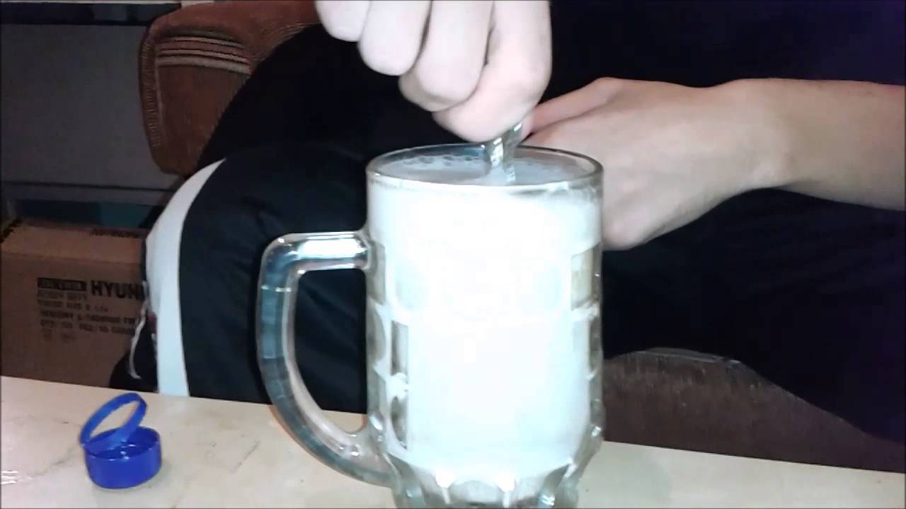 Коктейль пива со сметаной