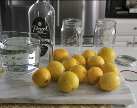 Рецепт домашней лимонной водки