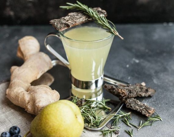 Грушево-имбирный коктейль (Pear Ginger Cocktail)
