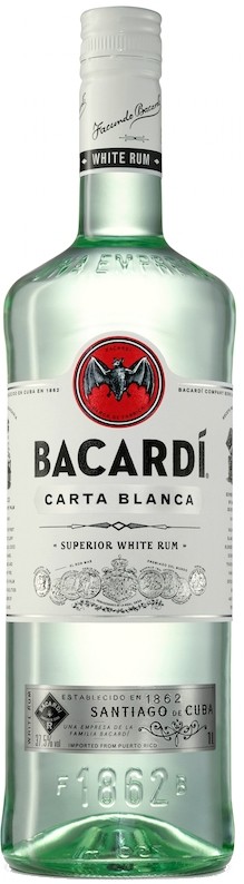 Ром «Bacardi» Carta Blanca, 1 л