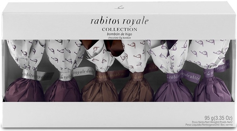 Шоколад La Higuera, «Rabitos Royale» Collection, Figs in Chocolate, 6 pieces, 95 г