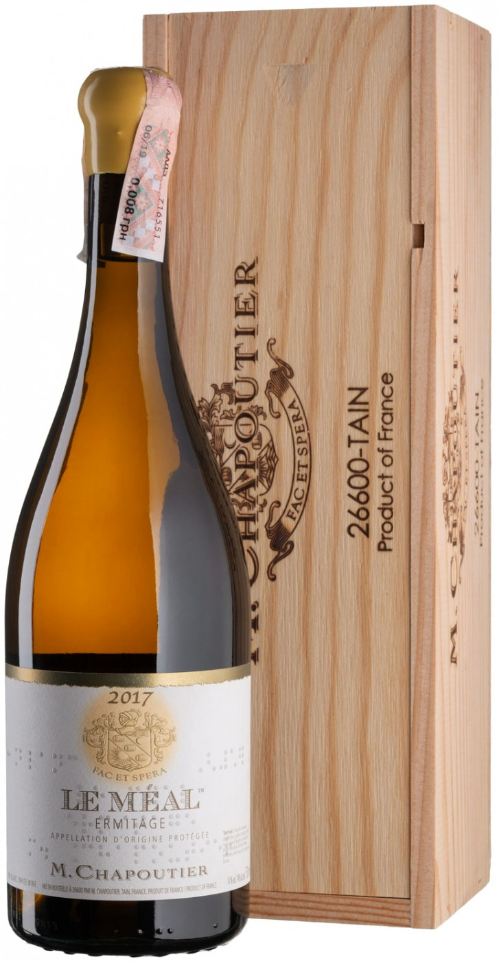 Вино Chapoutier, Ermitage «L’Ermite» Blanc AOC, 2017, wooden box
