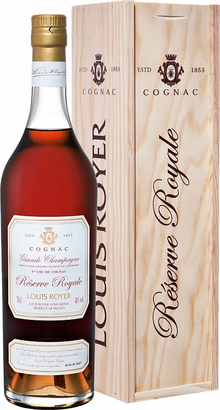 Коньяк Louis Royer, Grande Champagne «Reserve Royale», wooden box, 0.7 л