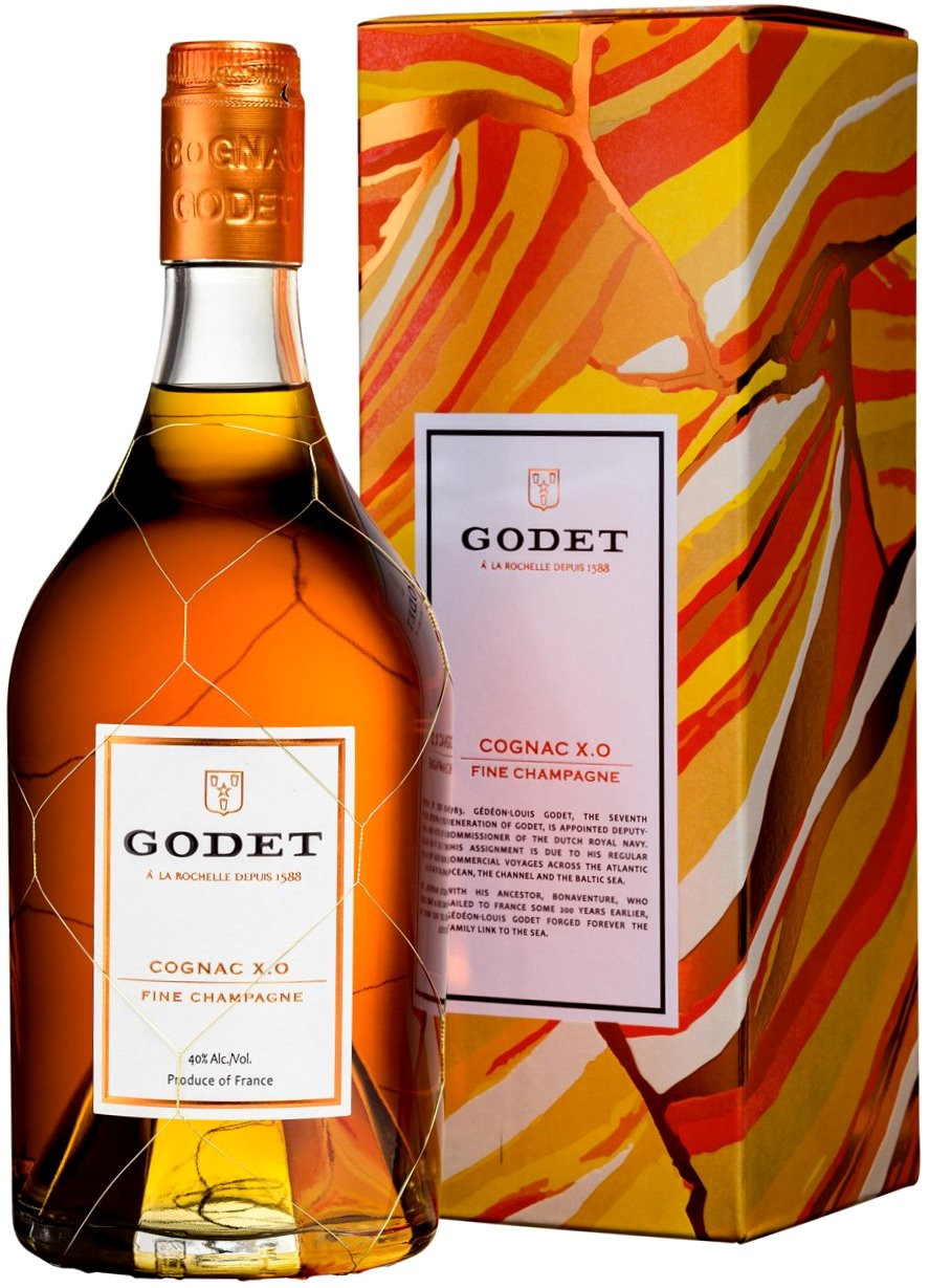 Коньяк «Godet» XO, Fine Champagne AOC, gift box, 0.7 л
