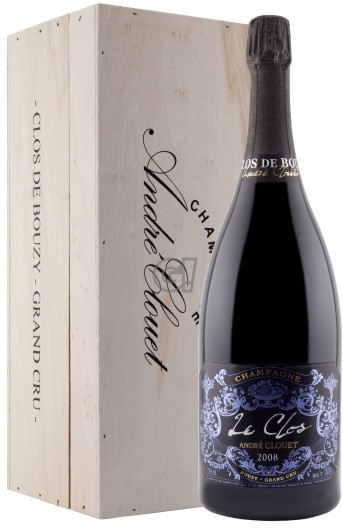 Шампанское Champagne Andre Clouet, «Le Clos» Brut, Bouzy Grand Cru AOC, 2008, wooden box, 1.5 л