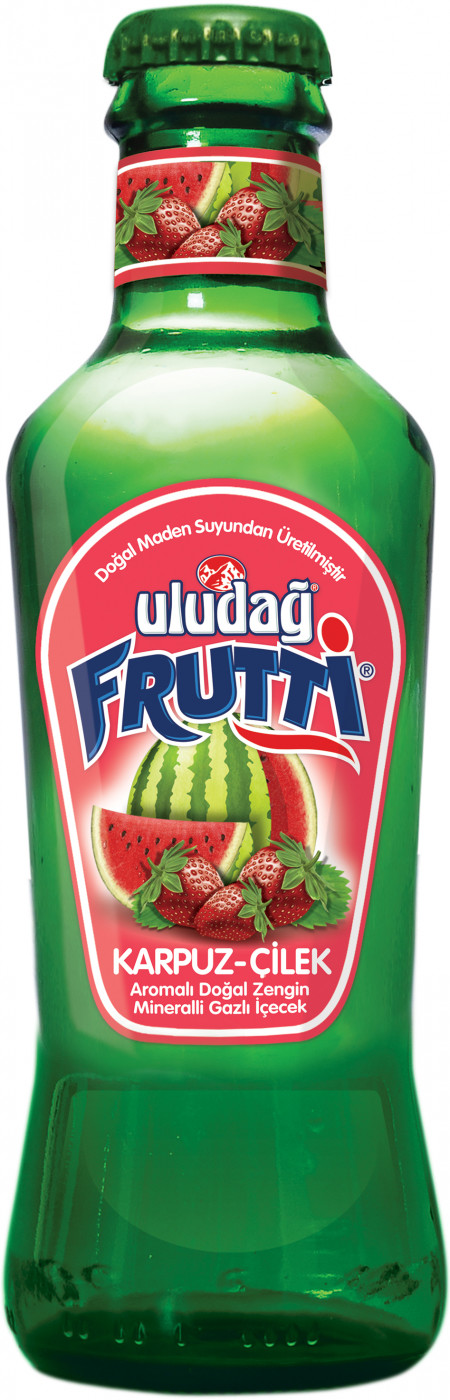 Вода «Uludag Frutti» Watermelon-Strawberry, Glass, 200 мл