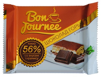 Спартак, «Бон Жорне» горький шоколад со вкусом тирамису, 80 г