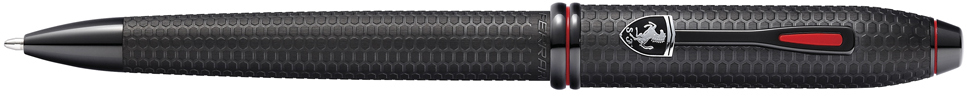 Ручка шариковая Cross for Scuderia Ferrari Brushed Black Etched Honeycomb Pattern FR0042-58